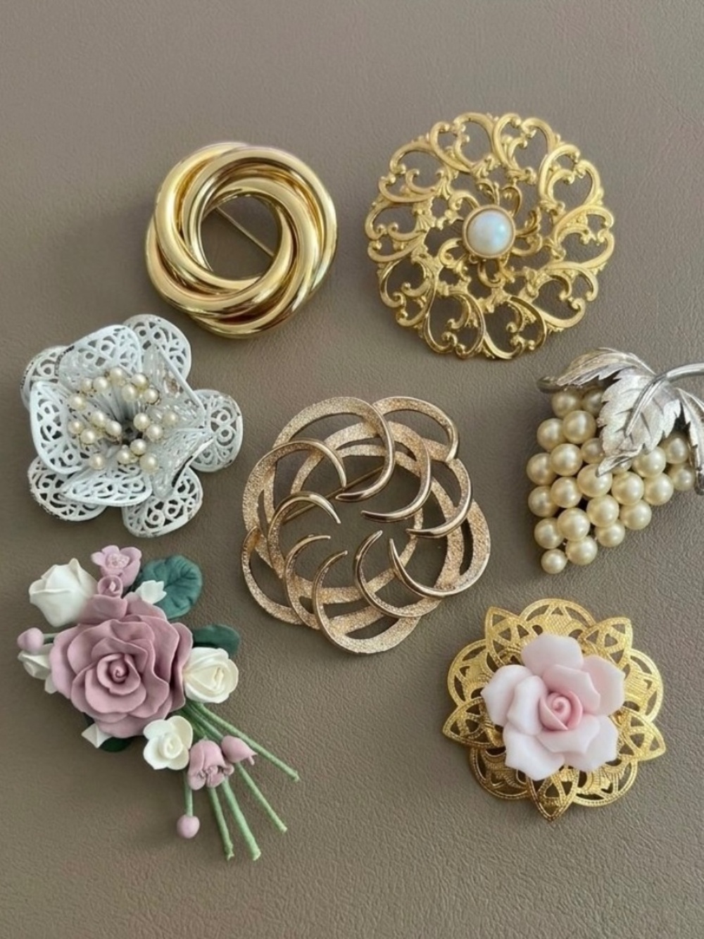 Vintage High Quality Brooch Pin Lot